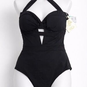 BECCA Black Garment with Gold Accents